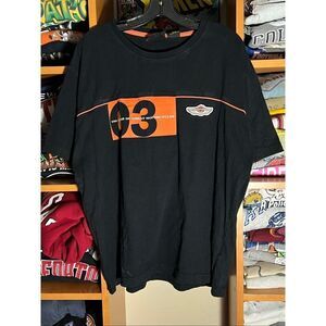 SOLD Vintage Harley Davidson 03 Anniversary Striped Tee